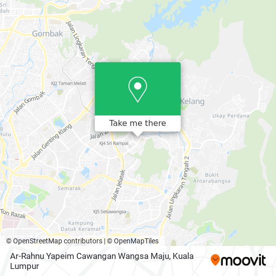 Ar-Rahnu Yapeim Cawangan Wangsa Maju map