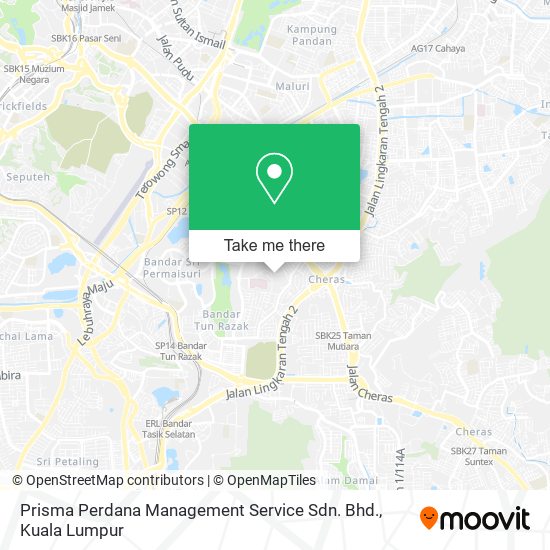 Prisma Perdana Management Service Sdn. Bhd. map