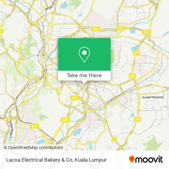 Lacoa Electrical Bakery & Co map