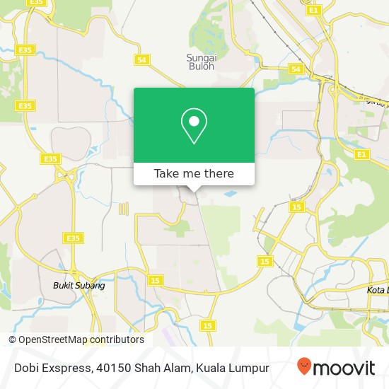 Dobi Exspress, 40150 Shah Alam map