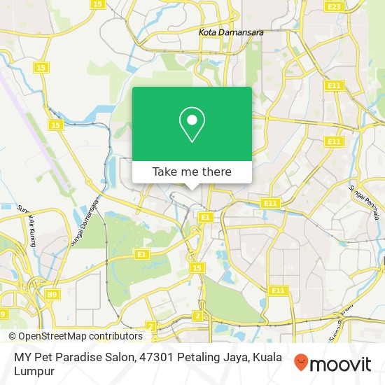 MY Pet Paradise Salon, 47301 Petaling Jaya map
