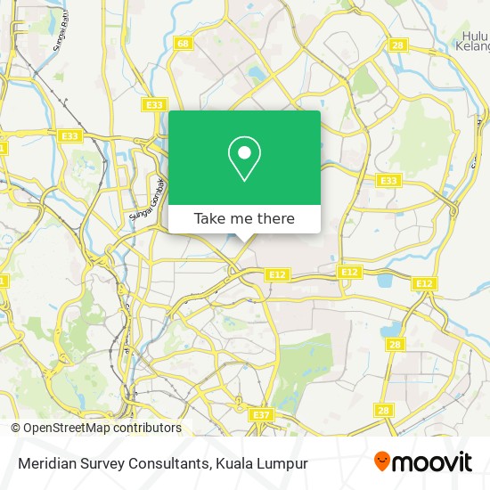 Meridian Survey Consultants map