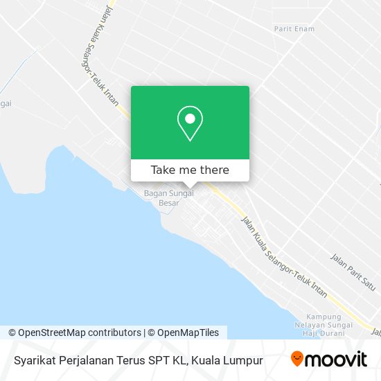 Syarikat Perjalanan Terus SPT KL map