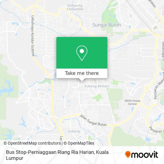 Peta Bus Stop-Perniaggaan Riang Ria Harian