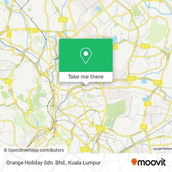 Orange Holiday Sdn. Bhd. map