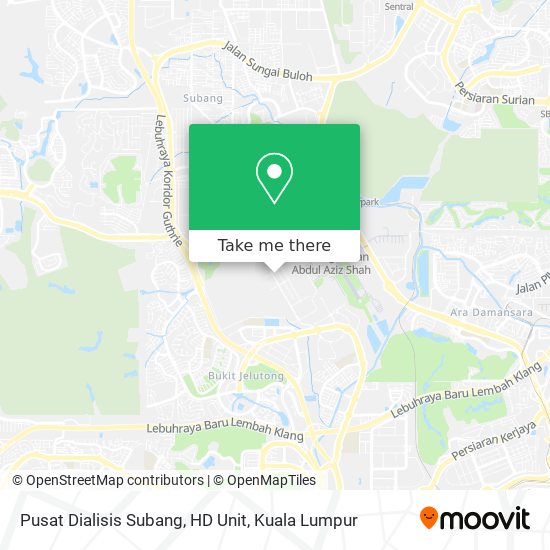 Peta Pusat Dialisis Subang, HD Unit