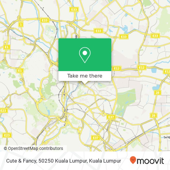Cute & Fancy, 50250 Kuala Lumpur map