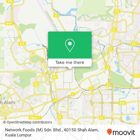 Network Foods (M) Sdn. Bhd., 40150 Shah Alam map