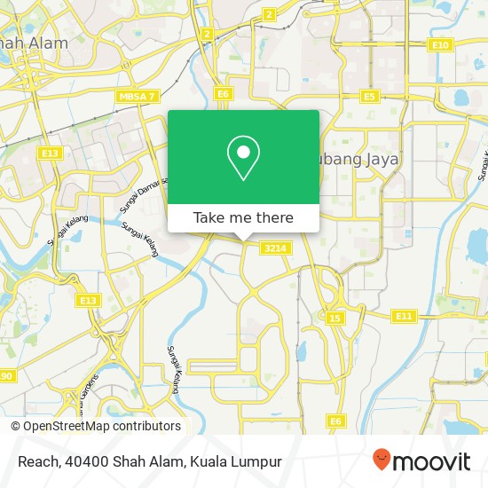 Reach, 40400 Shah Alam map