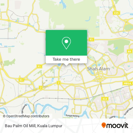 Bau Palm Oil Mill map