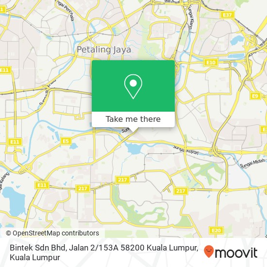 Bintek Sdn Bhd, Jalan 2 / 153A 58200 Kuala Lumpur map