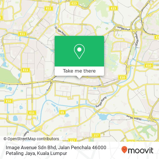 Image Avenue Sdn Bhd, Jalan Penchala 46000 Petaling Jaya map
