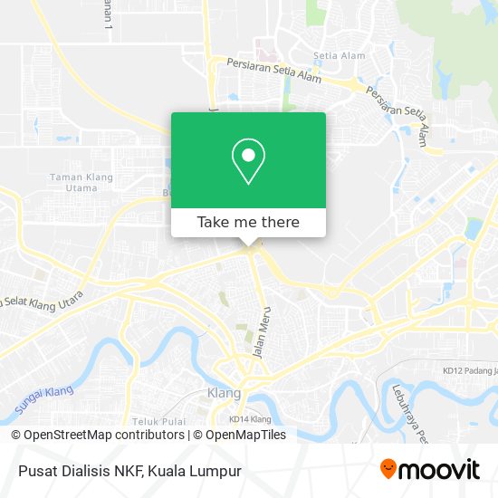 Pusat Dialisis NKF map