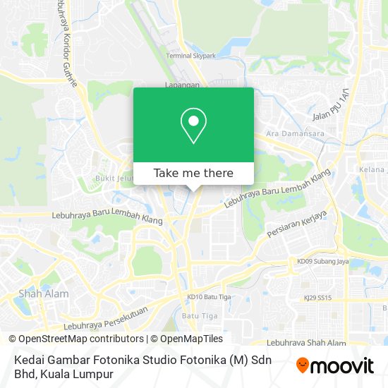 Peta Kedai Gambar Fotonika Studio Fotonika (M) Sdn Bhd