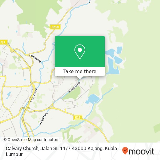 Calvary Church, Jalan SL 11 / 7 43000 Kajang map