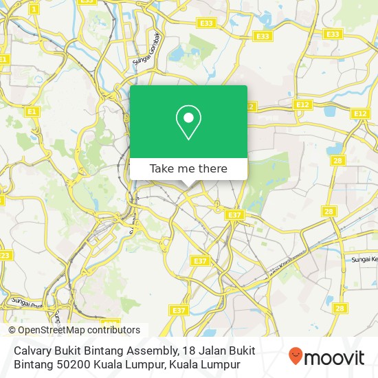 Calvary Bukit Bintang Assembly, 18 Jalan Bukit Bintang 50200 Kuala Lumpur map
