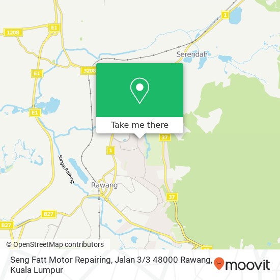 Seng Fatt Motor Repairing, Jalan 3 / 3 48000 Rawang map