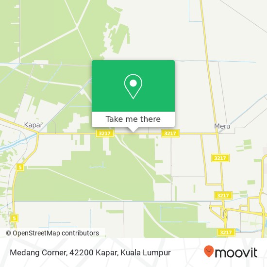 Peta Medang Corner, 42200 Kapar