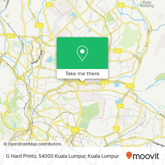 Peta G Hard Printz, 54000 Kuala Lumpur