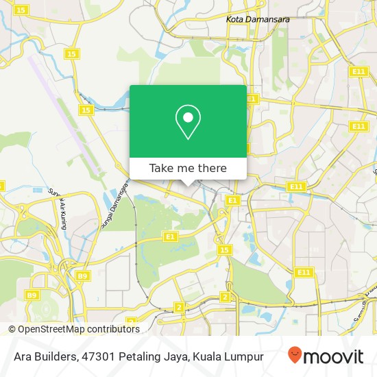 Ara Builders, 47301 Petaling Jaya map