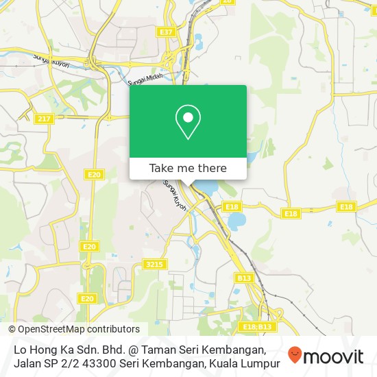 Peta Lo Hong Ka Sdn. Bhd. @ Taman Seri Kembangan, Jalan SP 2 / 2 43300 Seri Kembangan