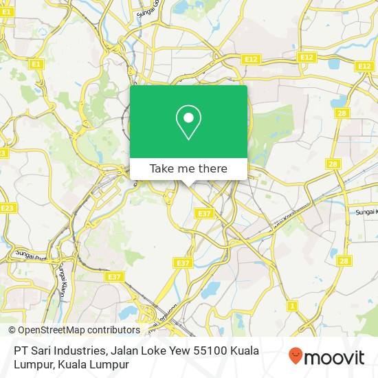 PT Sari Industries, Jalan Loke Yew 55100 Kuala Lumpur map