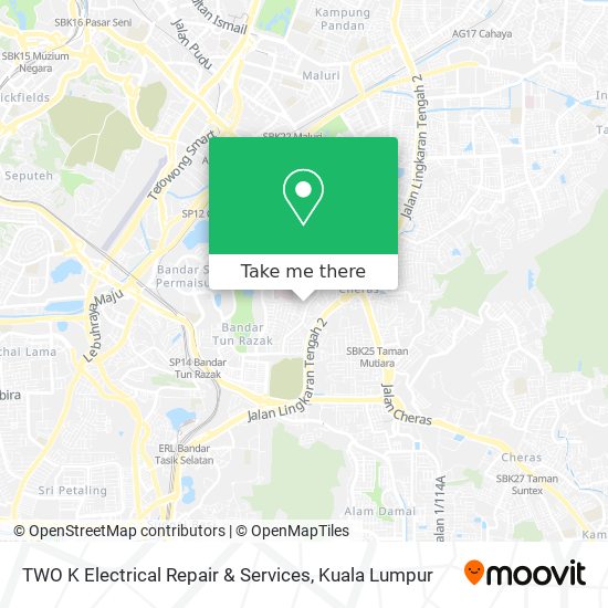 TWO K Electrical Repair & Services map