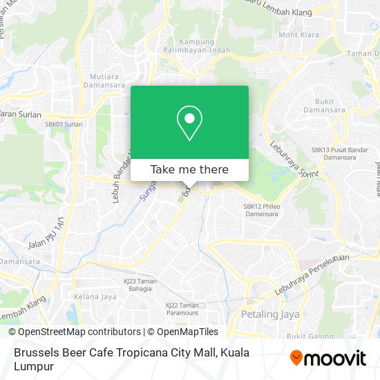 How To Get To Brussels Beer Cafe Tropicana City Mall In Petaling Jaya By Bus Or Mrt Lrt