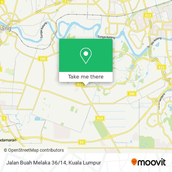 Jalan Buah Melaka 36/14 map