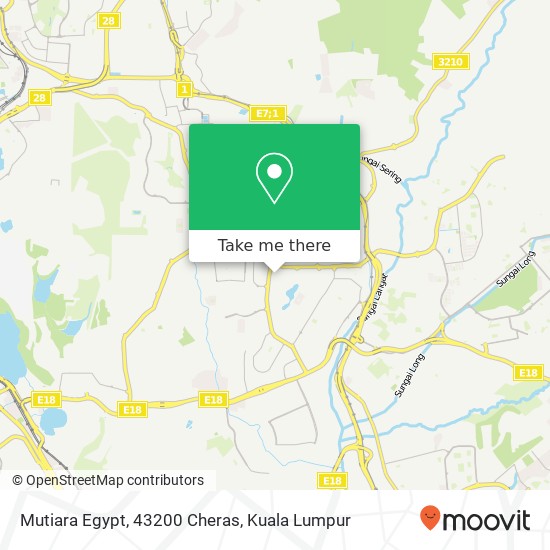 Mutiara Egypt, 43200 Cheras map