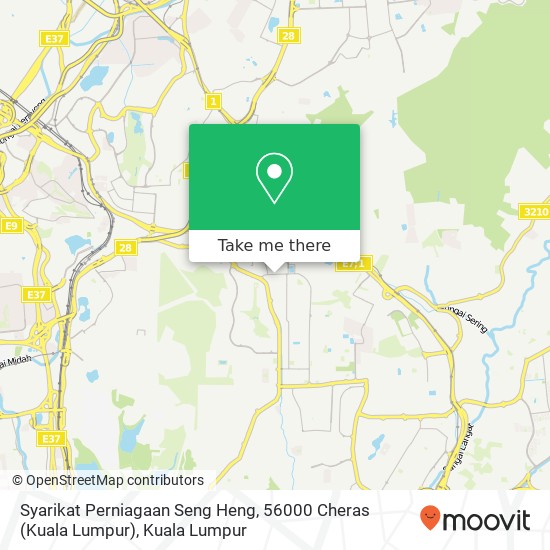 Syarikat Perniagaan Seng Heng, 56000 Cheras (Kuala Lumpur) map