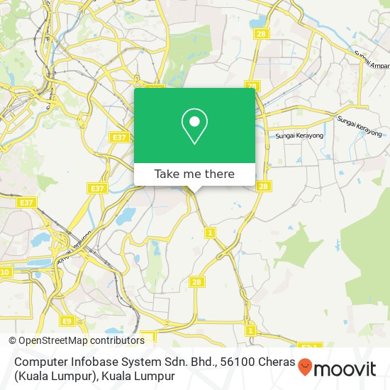 Computer Infobase System Sdn. Bhd., 56100 Cheras (Kuala Lumpur) map