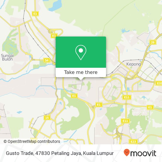 Gusto Trade, 47830 Petaling Jaya map