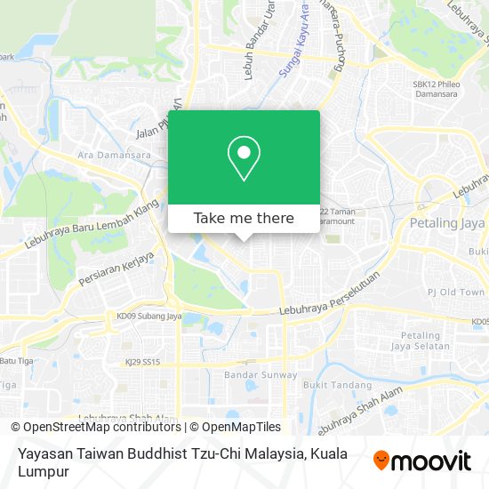 Yayasan Taiwan Buddhist Tzu-Chi Malaysia map