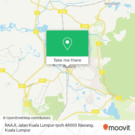 RAAJI, Jalan Kuala Lumpur-Ipoh 48000 Rawang map