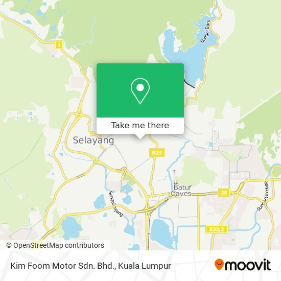 Kim Foom Motor Sdn. Bhd. map