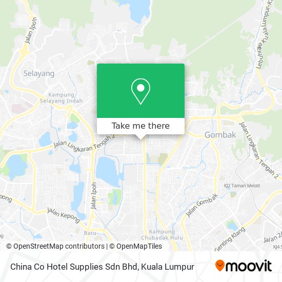 China Co Hotel Supplies Sdn Bhd map