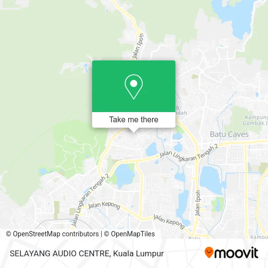 SELAYANG AUDIO CENTRE map