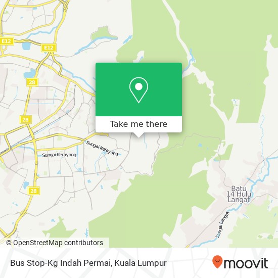 Bus Stop-Kg Indah Permai map