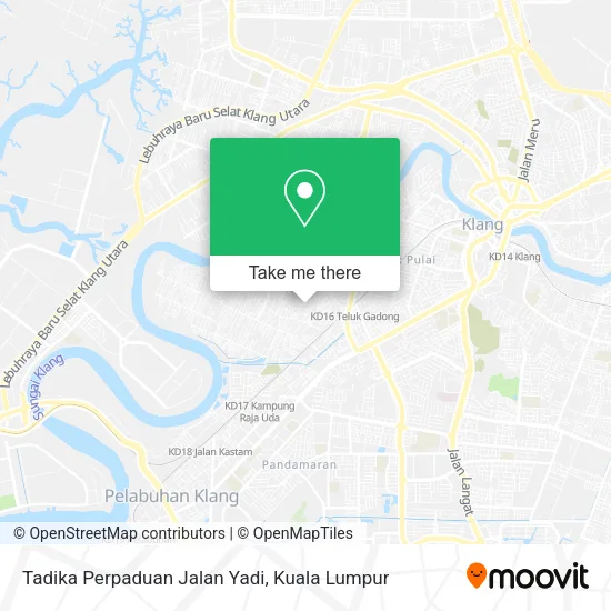 Tadika Perpaduan Jalan Yadi map