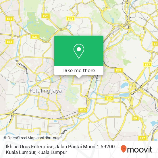 Ikhlas Urus Enterprise, Jalan Pantai Murni 1 59200 Kuala Lumpur map