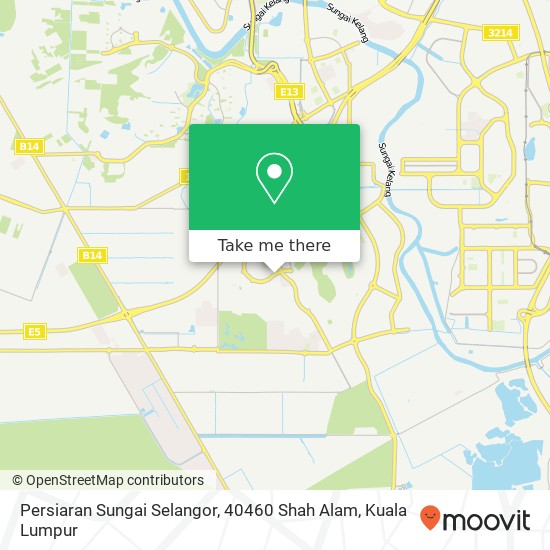 Persiaran Sungai Selangor, 40460 Shah Alam map