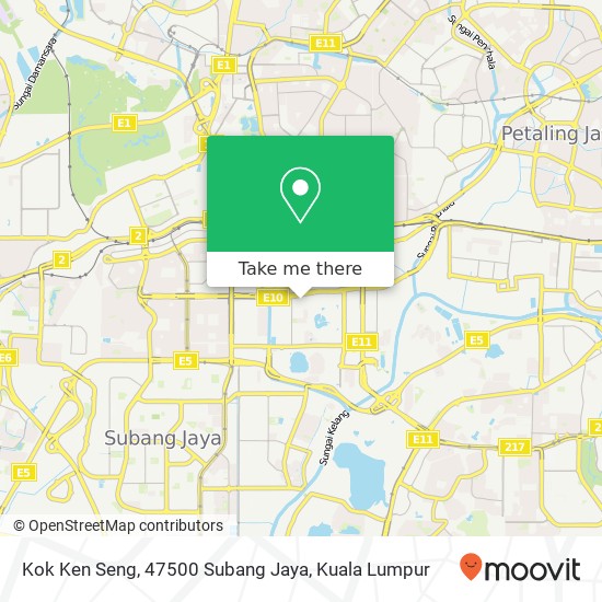 Kok Ken Seng, 47500 Subang Jaya map