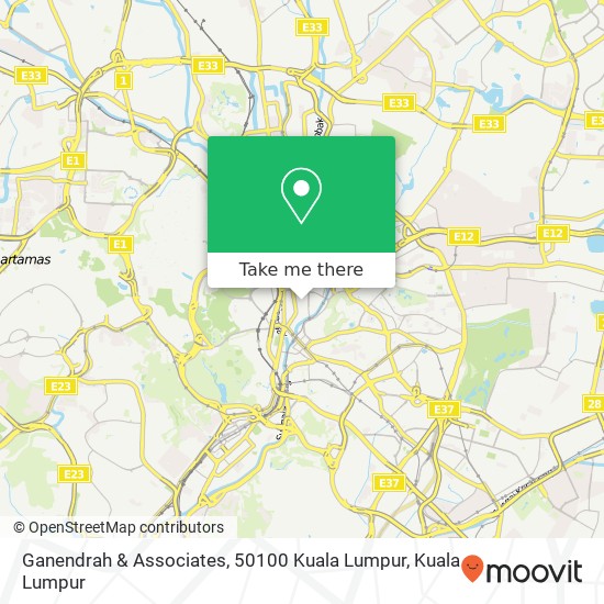 Ganendrah & Associates, 50100 Kuala Lumpur map