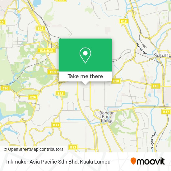 Inkmaker Asia Pacific Sdn Bhd map