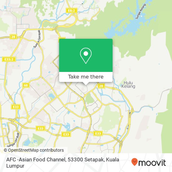 AFC -Asian Food Channel, 53300 Setapak map