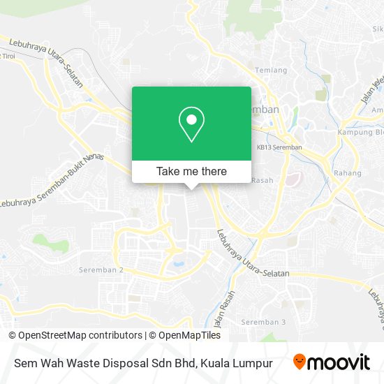 Sem Wah Waste Disposal Sdn Bhd map