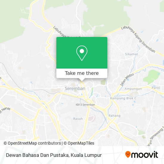 Dewan Bahasa Dan Pustaka map