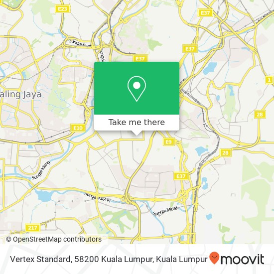 Peta Vertex Standard, 58200 Kuala Lumpur