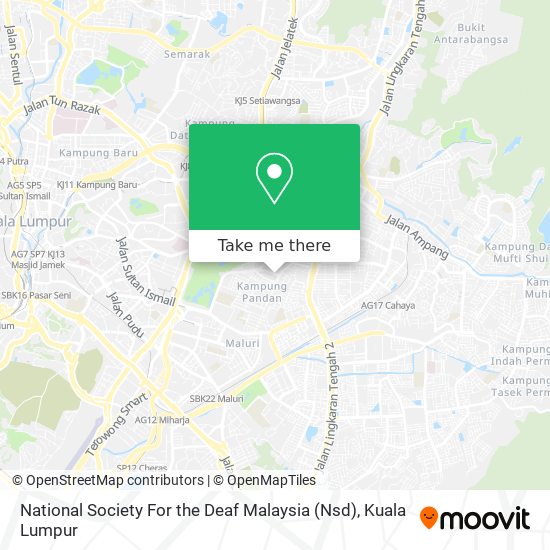 National Society For the Deaf Malaysia (Nsd) map